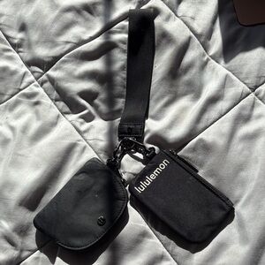 lululemon athletica Black Men's Wallet and Pouch Set